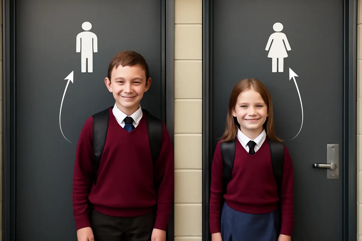 Male and Female Students from the United Kingdom